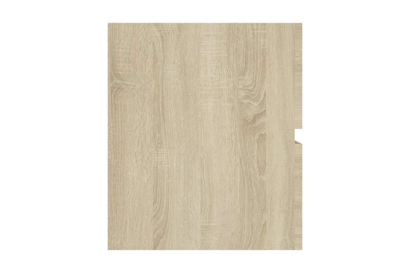 vaskeskab 80x38,5x45 cm spånplade sonoma-eg - Brun - Hus & renovering - Køkken & bad - Badeværelse - Badeværelsesmøbler - Underskab badeværelse