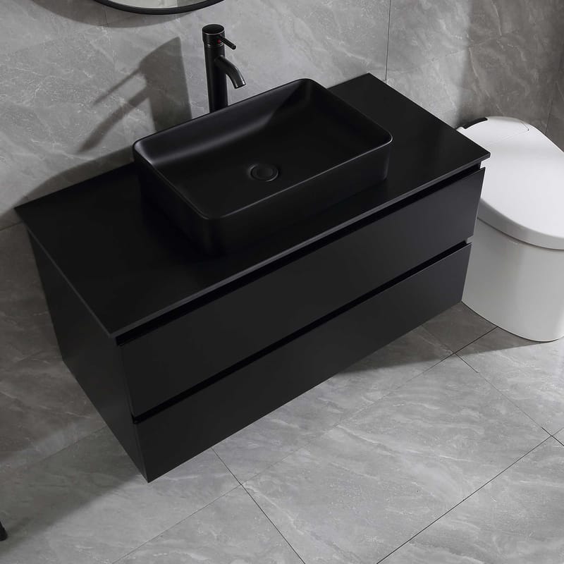 Vaskeskab Bathlife Extas Sort - Hus & renovering - Køkken & bad - Badeværelse - Badeværelsesmøbler - Underskab badeværelse