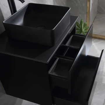 Vaskeskab Bathlife Extas Sort - Hus & renovering - Køkken & bad - Badeværelse - Badeværelsesmøbler - Underskab badeværelse