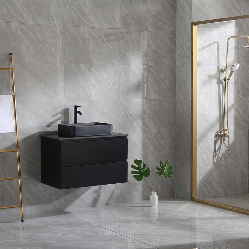 Vaskeskab Bathlife Extas Sort - Hus & renovering - Køkken & bad - Badeværelse - Badeværelsesmøbler - Underskab badeværelse