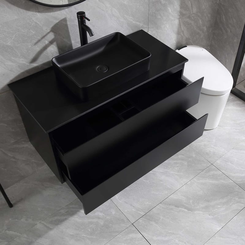 Vaskeskab Bathlife Extas Sort - Hus & renovering - Køkken & bad - Badeværelse - Badeværelsesmøbler - Underskab badeværelse