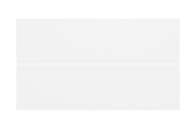 vaskeskab med indbygget håndvask spånplade hvid - Hvid - Underskab badeværelse