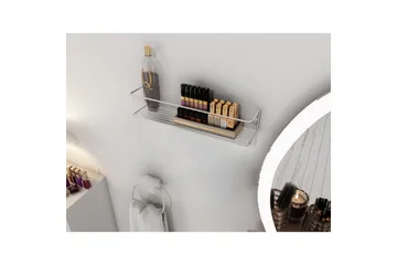 Væghylde Badenaværelse Makeup Hylde Krom - Krom - Opbevaring - Hylder & Reoler - Væghylde & vægreol