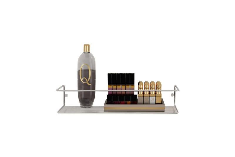 Væghylde Badenaværelse Makeup Hylde Krom - Krom - Hus & renovering - Køkken & bad - Badeværelse - Badeværelsesmøbler - Badeværelseshylde