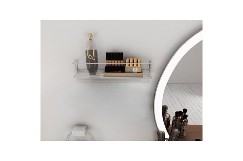 Væghylde Badenaværelse Makeup Hylde Krom - Krom - Hus & renovering - Køkken & bad - Badeværelse - Badeværelsesmøbler - Badeværelseshylde