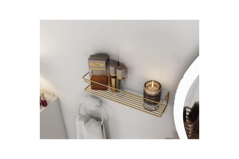 Væghylde Badenaværelse Makeup Hylde Rany - Rany - Hus & renovering - Køkken & bad - Badeværelse - Badeværelsesmøbler - Badeværelseshylde