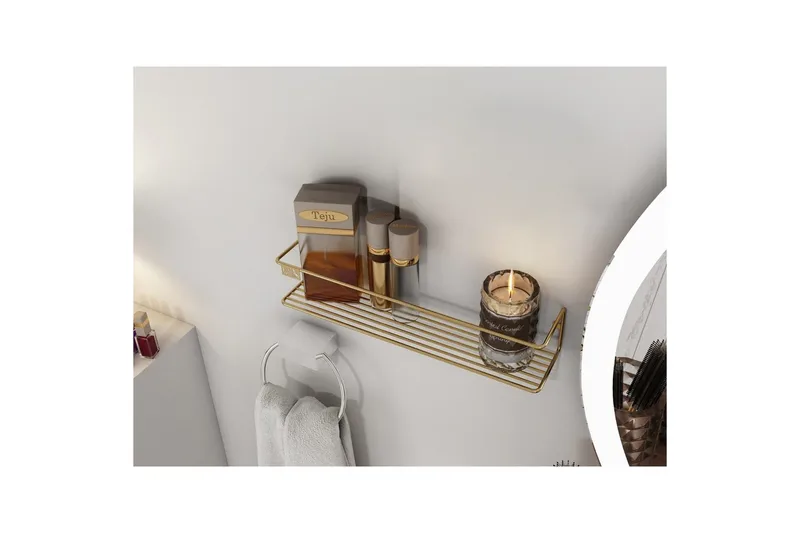 Væghylde Badenaværelse Makeup Hylde Rany - Rany - Hus & renovering - Køkken & bad - Badeværelse - Badeværelsesmøbler - Badeværelseshylde