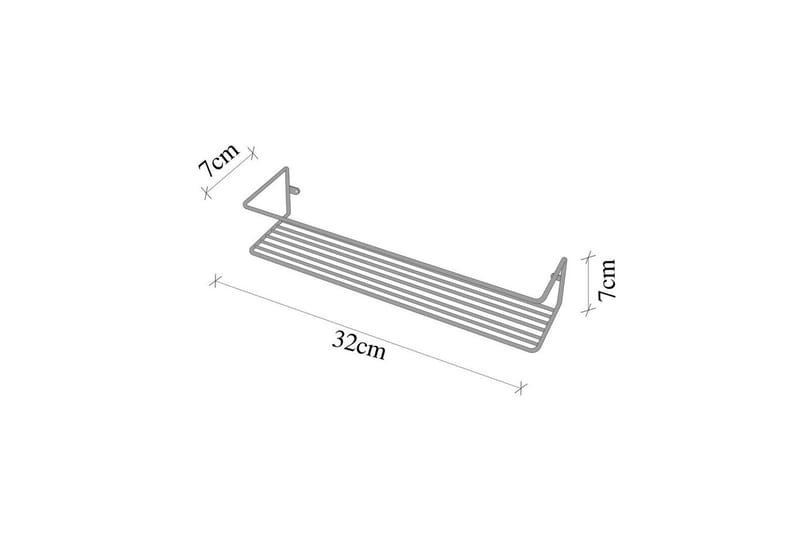 Væghylde Badenaværelse Makeup Hylde Rany - Rany - Hus & renovering - Køkken & bad - Badeværelse - Badeværelsesmøbler - Badeværelseshylde