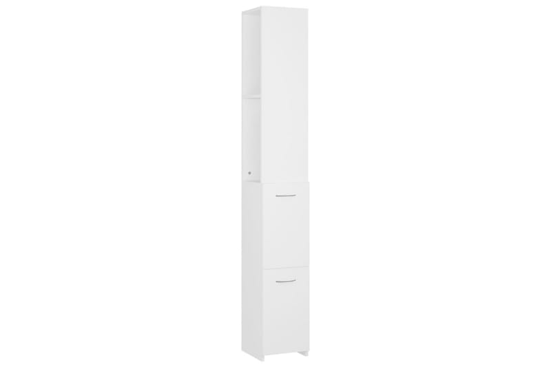 badeværelsesskab 25x25x170 cm spånplade hvid - Hvid - Hus & renovering - Køkken & bad - Badeværelse - Badeværelsesmøbler - Vægskabe & højskabe
