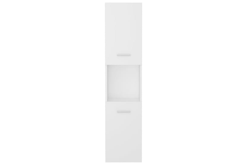 badeværelsesskab 30x30x130 cm spånplade hvid - Hvid - Hus & renovering - Køkken & bad - Badeværelse - Badeværelsesmøbler - Vægskabe & højskabe