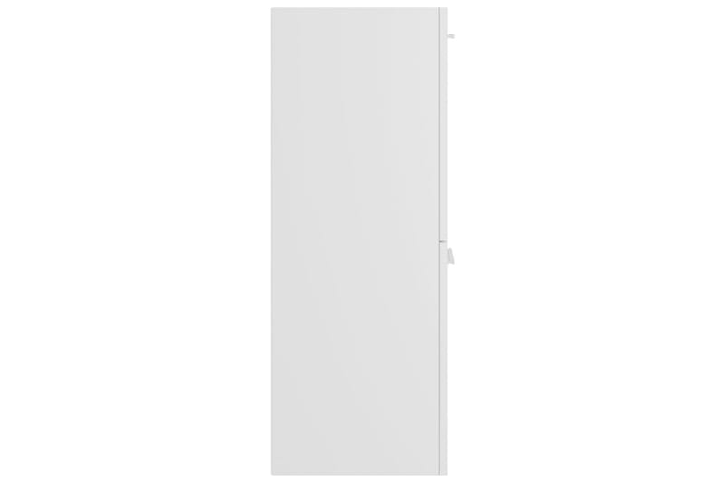 badeværelsesskab 30x30x80 cm spånplade hvid højglans - Hvid - Hus & renovering - Køkken & bad - Badeværelse - Badeværelsesmøbler - Vægskabe & højskabe