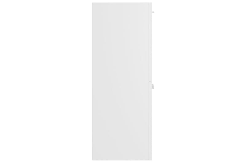 badeværelsesskab 30x30x80 cm spånplade hvid - Hvid - Badeværelsesskab - Vasketøjsskab - Vægskabe & højskabe
