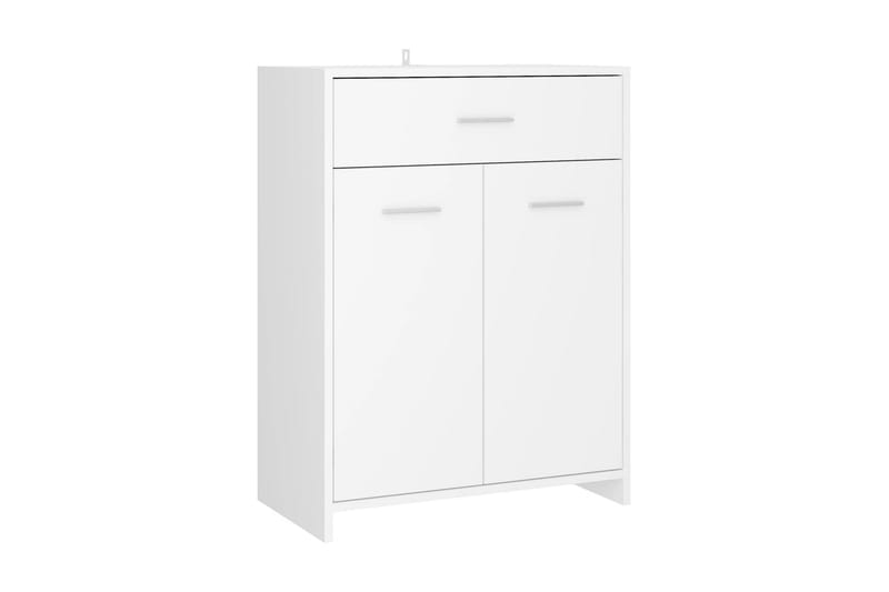 badeværelsesskab 60x33x80 cm spånplade hvid - Hvid - Hus & renovering - Køkken & bad - Badeværelse - Badeværelsesmøbler - Vægskabe & højskabe