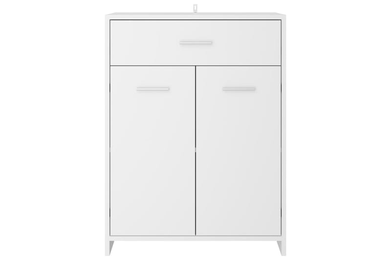 badeværelsesskab 60x33x80 cm spånplade hvid - Hvid - Hus & renovering - Køkken & bad - Badeværelse - Badeværelsesmøbler - Vægskabe & højskabe