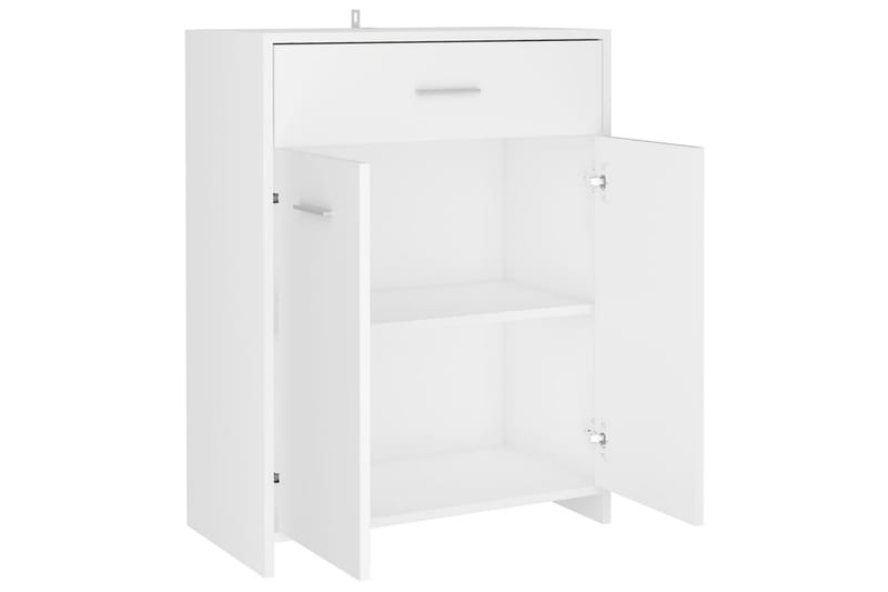 badeværelsesskab 60x33x80 cm spånplade hvid - Hvid - Hus & renovering - Køkken & bad - Badeværelse - Badeværelsesmøbler - Vægskabe & højskabe
