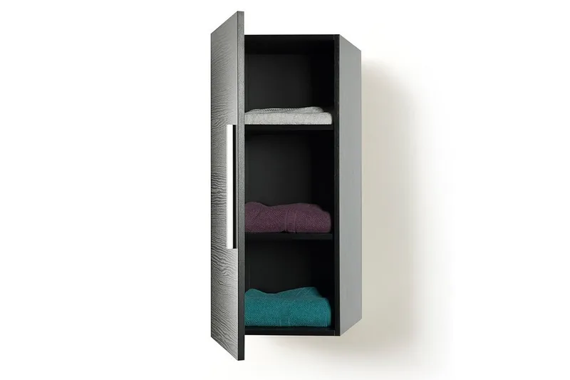 Bilbao badeværelsesskab 35 | 40 cm, Sort