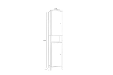 Elsassona Højskab 35x40 cm - Hvid - Hus & renovering - Køkken & bad - Badeværelse - Badeværelsesmøbler - Vægskabe & højskabe