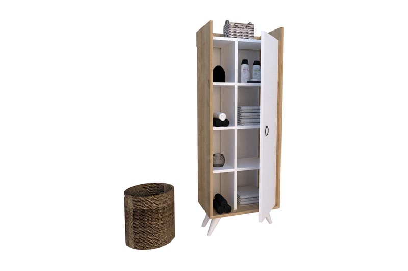 Multi Purpose Cabinet I | Hvid - Badeværelsesskab - Vasketøjsskab - Vægskabe & højskabe