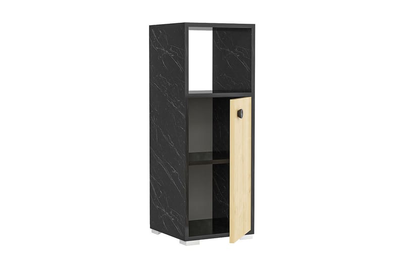 Osmanbay Badeværelsesskab 35x35 cm - Sort/Lys Natur - Hus & renovering - Køkken & bad - Badeværelse - Badeværelsesmøbler - Vægskabe & højskabe