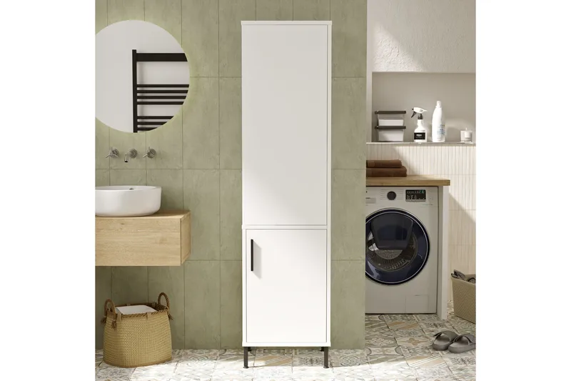 Rinorea Opbevaringsskab 45x173,6 cm - Hvid - Hus & renovering - Køkken & bad - Badeværelse - Badeværelsesmøbler - Vægskabe & højskabe