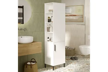 Rinorea Opbevaringsskab 45x173,6 cm - Hvid - Hus & renovering - Køkken & bad - Badeværelse - Badeværelsesmøbler - Vægskabe & højskabe