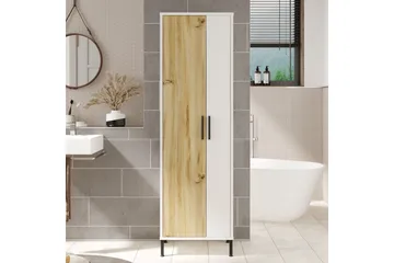 Rinorea Opbevaringsskab 50,4x165 cm - Brun - Hus & renovering - Køkken & bad - Badeværelse - Badeværelsesmøbler - Vægskabe & højskabe
