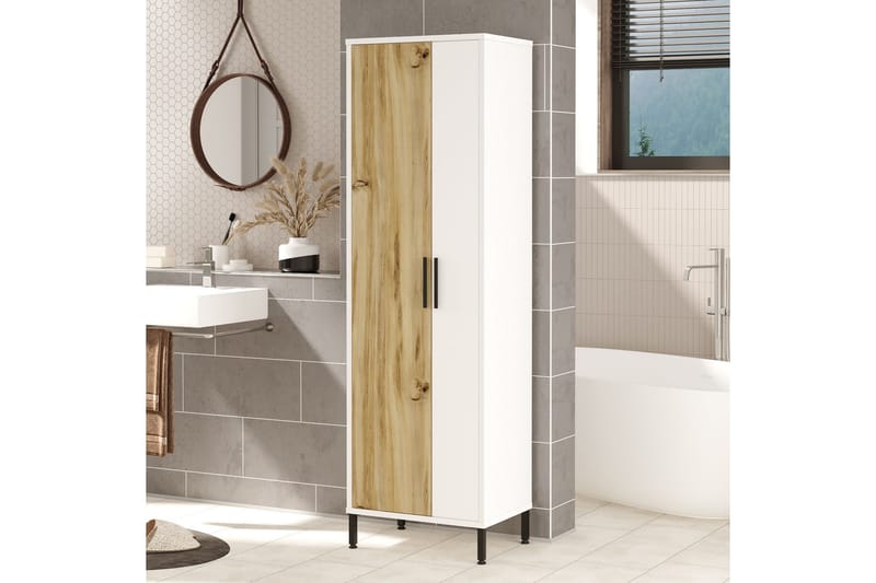 Rinorea Opbevaringsskab 50,4x165 cm - Brun - Hus & renovering - Køkken & bad - Badeværelse - Badeværelsesmøbler - Vægskabe & højskabe
