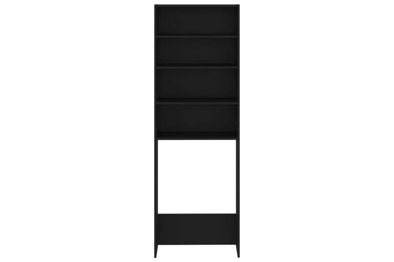 vaskemaskineskab 64x24x190 cm sort - Hus & renovering - Køkken & bad - Badeværelse - Badeværelsesmøbler - Vægskabe & højskabe