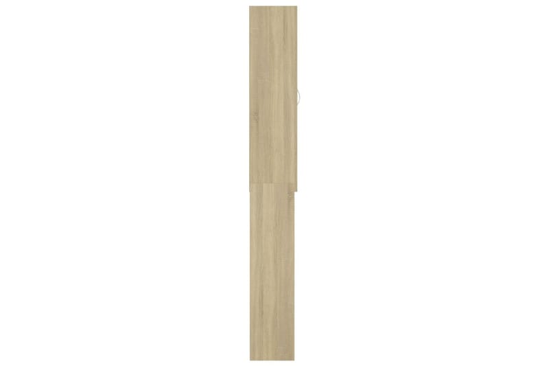 vaskemaskineskab 64x25,5x190 cm sonoma-eg - Hus & renovering - Køkken & bad - Badeværelse - Badeværelsesmøbler - Vægskabe & højskabe