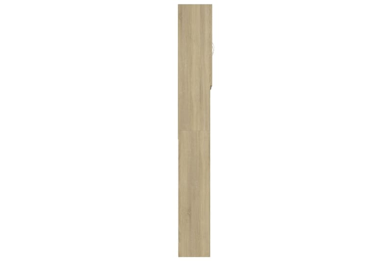 vaskemaskineskab 64x25,5x190 cm sonoma-eg - Hus & renovering - Køkken & bad - Badeværelse - Badeværelsesmøbler - Vægskabe & højskabe