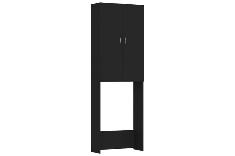 vaskemaskineskab 64x25,5x190 cm sort - Hus & renovering - Køkken & bad - Badeværelse - Badeværelsesmøbler - Vægskabe & højskabe