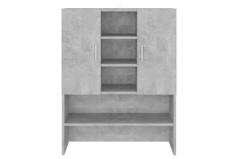 vaskemaskineskab 70,5x25,5x90 cm betongrå - Hus & renovering - Køkken & bad - Badeværelse - Badeværelsesmøbler - Vægskabe & højskabe