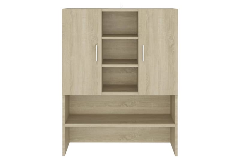 vaskemaskineskab 70,5x25,5x90 cm sonoma-eg - Hus & renovering - Køkken & bad - Badeværelse - Badeværelsesmøbler - Vægskabe & højskabe