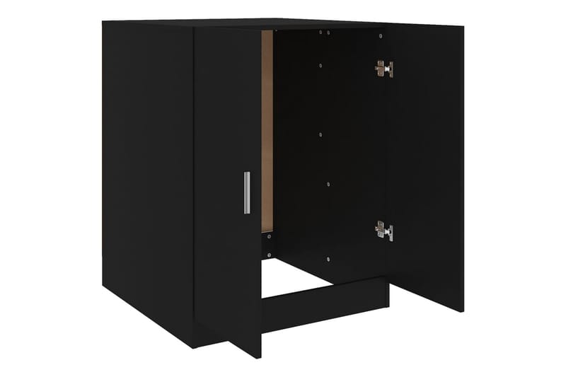 vaskemaskineskab 71x71,5x91,5 cm sort - Hus & renovering - Køkken & bad - Badeværelse - Badeværelsesmøbler - Vægskabe & højskabe