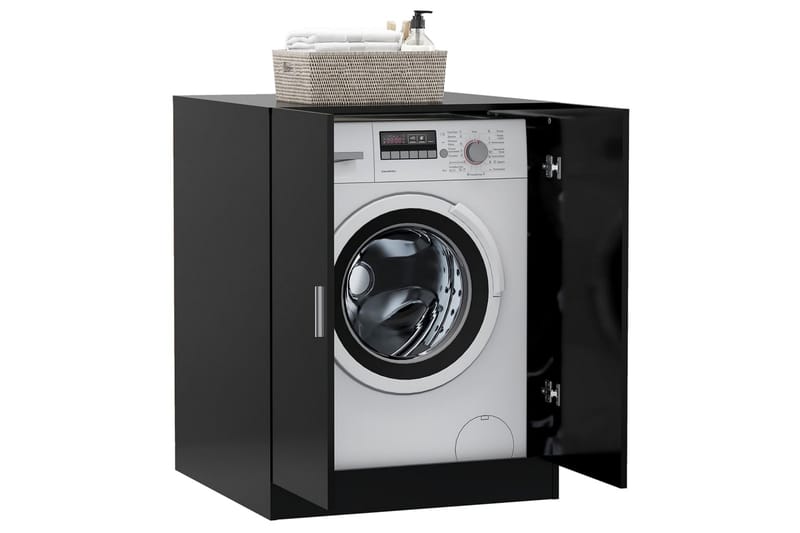 vaskemaskineskab sort - Vasketøjsskab - Vægskabe & højskabe - Badeværelsesskab