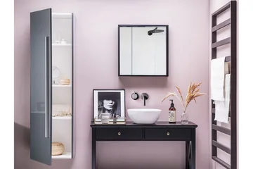 Waper badeværelseskab - Grå - Hus & renovering - Køkken & bad - Badeværelse - Badeværelsesmøbler - Vægskabe & højskabe