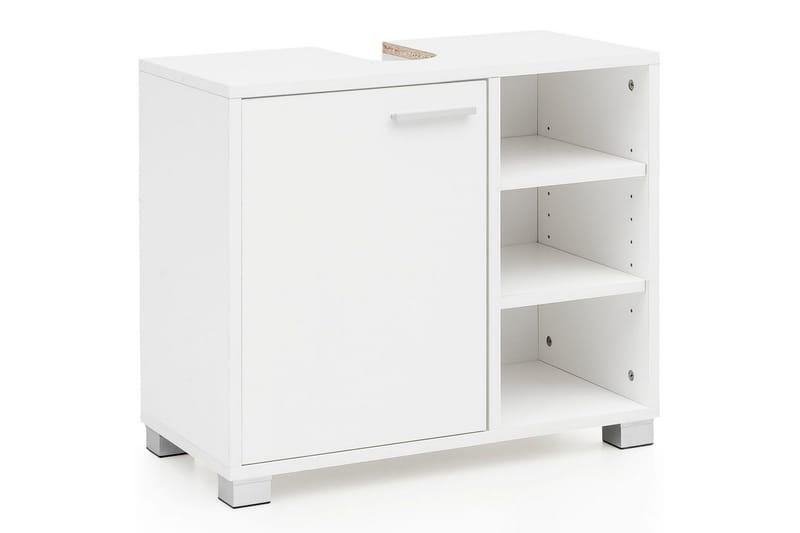 Vask Bundenhed Wohnling Folieret Spånplade 1 Dør 3 Opbevaringshylder Moderne - Hus & renovering - Køkken & bad - Badeværelse - Badeværelsesmøbler - Badeværelsesskab