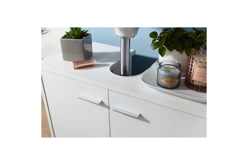 Vask Bundenhed Wohnling Folieret Spånplade 2 Døre Kontor Moderne - Hus & renovering - Køkken & bad - Badeværelse - Badeværelsesmøbler - Badeværelsesskab