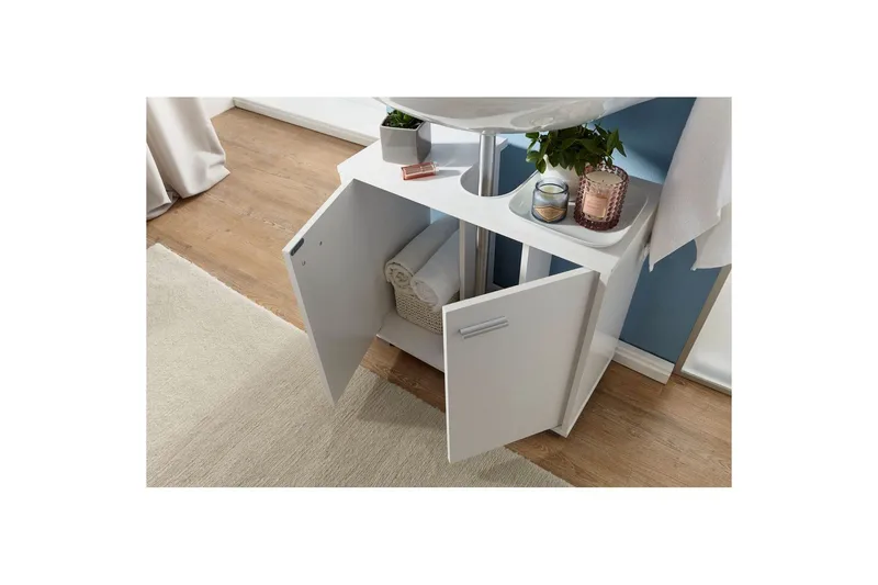 Vask Bundenhed Wohnling Folieret Spånplade 2 Døre Kontor Moderne - Hus & renovering - Køkken & bad - Badeværelse - Badeværelsesmøbler - Badeværelsesskab