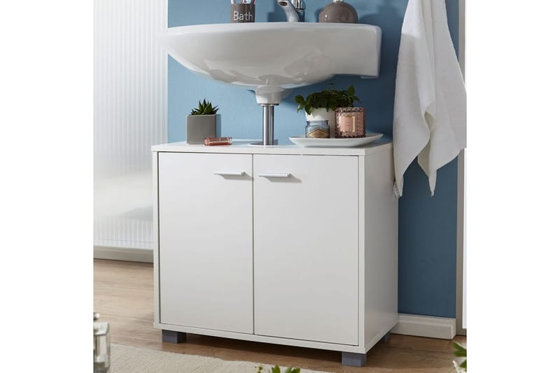 Vask Bundenhed Wohnling Folieret Spånplade 2 Døre Kontor Moderne - Hus & renovering - Køkken & bad - Badeværelse - Badeværelsesmøbler - Badeværelsesskab