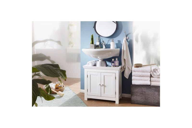 Vask Bundenhed Wohnling King Lakeret MDF 2 Døre Moderne - Hus & renovering - Køkken & bad - Badeværelse - Badeværelsesmøbler - Badeværelsesskab