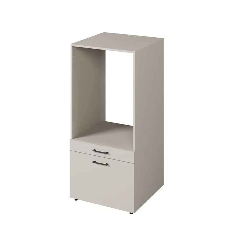 Vaskemaskine/tørretumbler skab Aza 1 Skuffe 1 Hylde - Cashmere - Hus & renovering - Køkken & bad - Badeværelse - Badeværelsesmøbler - Badeværelsesopbevaring