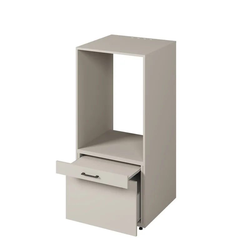 Vaskemaskine/tørretumbler skab Aza 1 Skuffe 1 Hylde - Cashmere - Hus & renovering - Køkken & bad - Badeværelse - Badeværelsesmøbler - Badeværelsesopbevaring