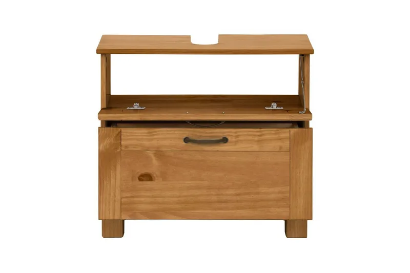 Vaskeskab Alby 1 Skuffe, Bejdset/Voks - 1 Skuffe, Bejdset/Voks - Hus & renovering - Køkken & bad - Badeværelse - Badeværelsesmøbler - Badeværelsesskab