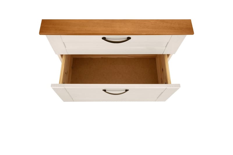 Vaskeskab Alby 1 Skuffe, Hvid/Honning - 1 Skuffe, Hvid/Honning - Hus & renovering - Køkken & bad - Badeværelse - Badeværelsesmøbler - Badeværelsesskab