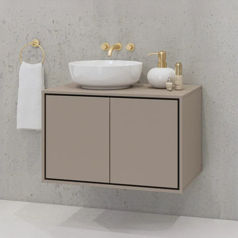 Vaskeskab Irvine 2 Døre - Congo, 78 cm - Hus & renovering - Køkken & bad - Badeværelse - Badeværelsesmøbler - Badeværelsesskab