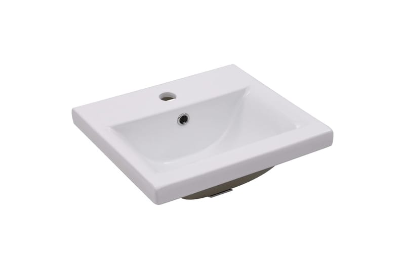 vaskeskab med indbygget håndvask spånplade - Beige - Underskab badeværelse