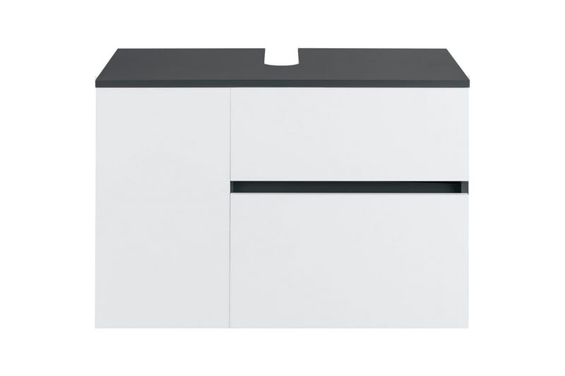 Vaskeskab Wisla 80x45x53 cm, Antracit/Hvid - 80x45x53 cm, Antracit/Hvid - Hus & renovering - Køkken & bad - Badeværelse - Badeværelsesmøbler - Badeværelsesskab