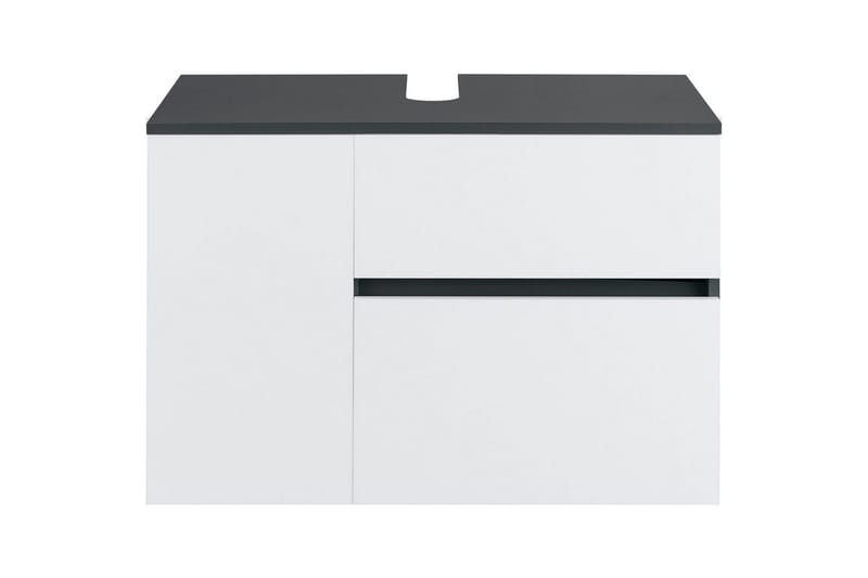 Vaskeskab Wisla 80x45x53 cm, Antracit/Hvid - 80x45x53 cm, Antracit/Hvid - Hus & renovering - Køkken & bad - Badeværelse - Badeværelsesmøbler - Badeværelsesskab