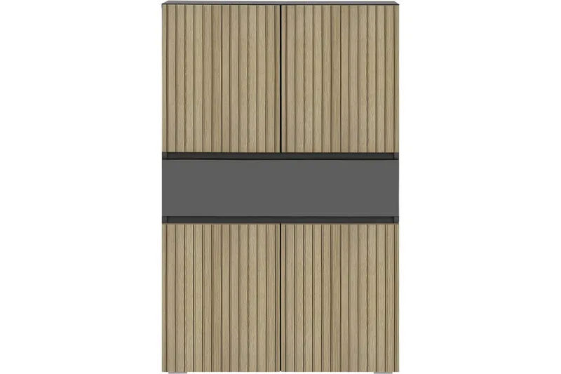 Wisla Højskab til Badeværelse 130x76x35 cm - Grå - Hus & renovering - Køkken & bad - Badeværelse - Badeværelsesmøbler - Badeværelsesskab